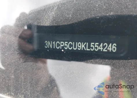 2019 Nissan Kicks Sv z USA, uszkodzony, nr VIN 3N1CP5CU9KL554246